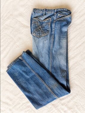 Vintage 70s N’Est Ce Pas High Waist Jeans 27 Waist 100% Denim Taiwan
